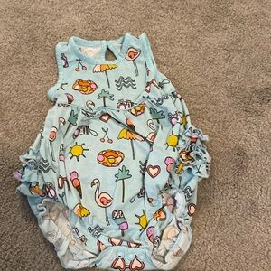 Little sleepies summer bubble romper